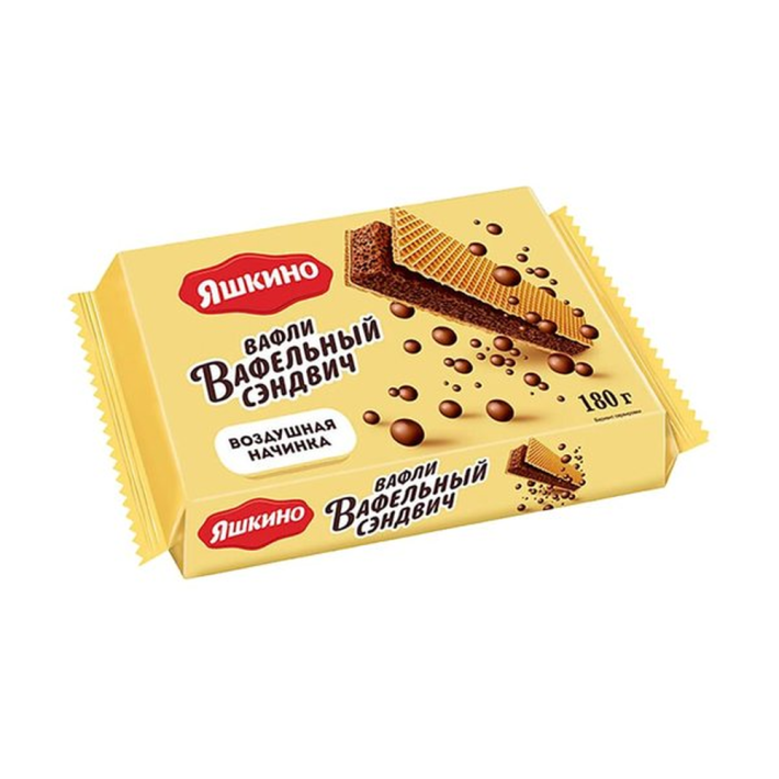 Сэндвич Яшкино вафельный 180 г