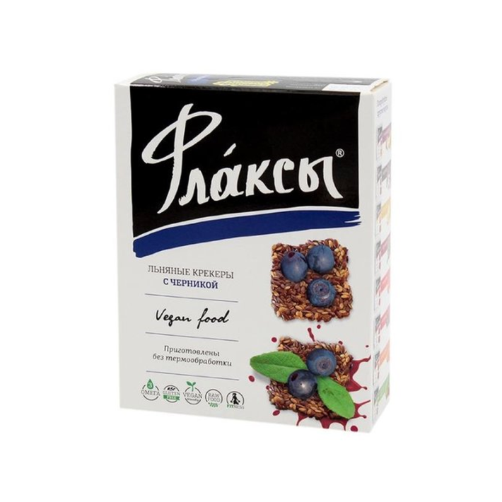 ФЛАКСЫ КОМПАС ЗДОРОВЬЯ С ЧЕРНИКОЙ 120ГР