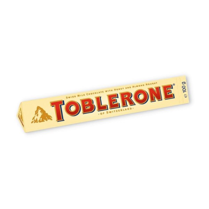 ШОКОЛАД TOBLERONE МОЛОЧНЫЙ С МЕДОВО-МИНДАЛЬНОЙ НУГОЙ 100ГР