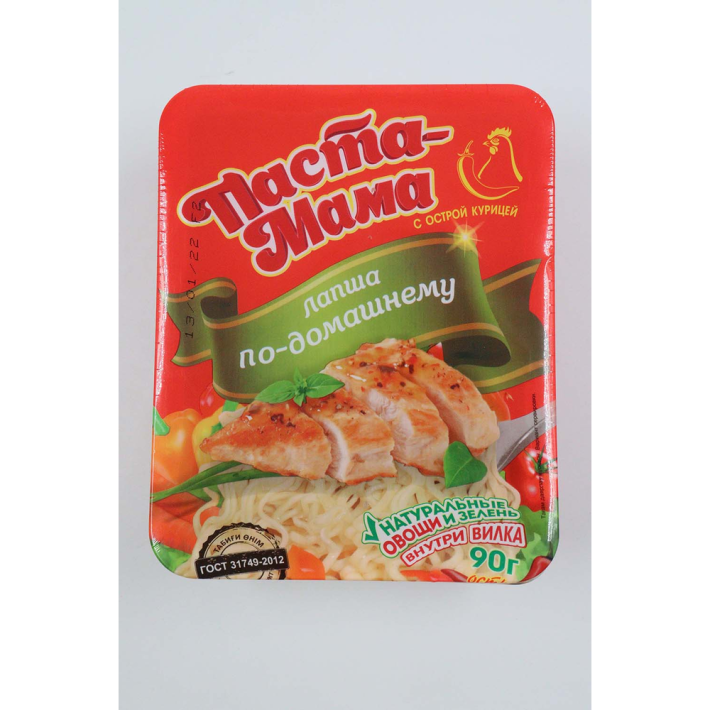 Лапша Паста мама курица острая 90 г