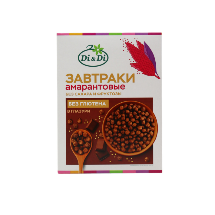 Завтраки Di&Di амарант с тем шоколадный без глютена 250 г