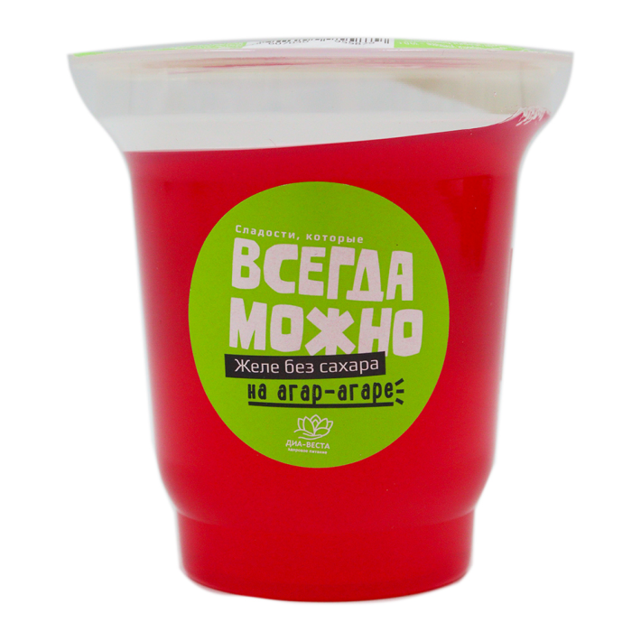 ЖЕЛЕ ВСЕГДА МОЖНО КЛЮКВА 140Г/6ШТ
