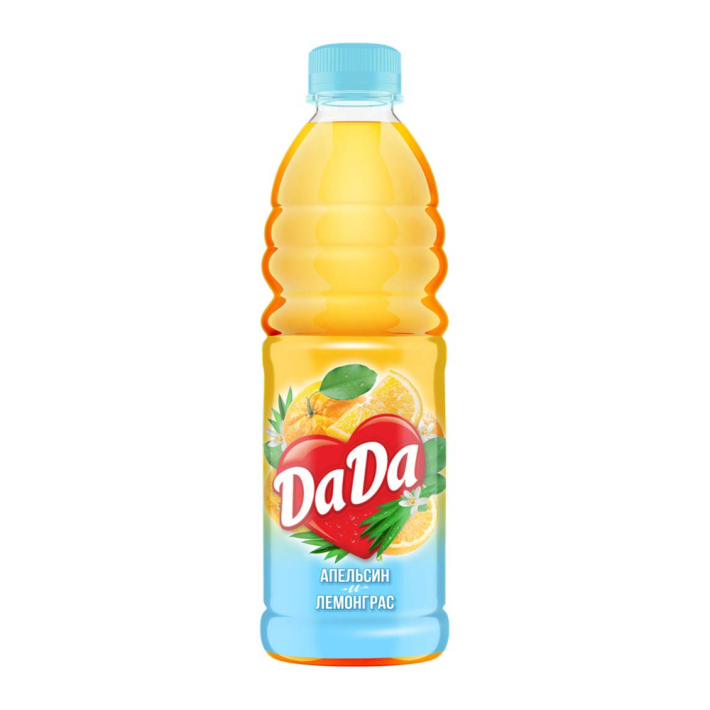 Напиток DaDa апельсин и лемонграсс пластиковая бутылка 1 л
