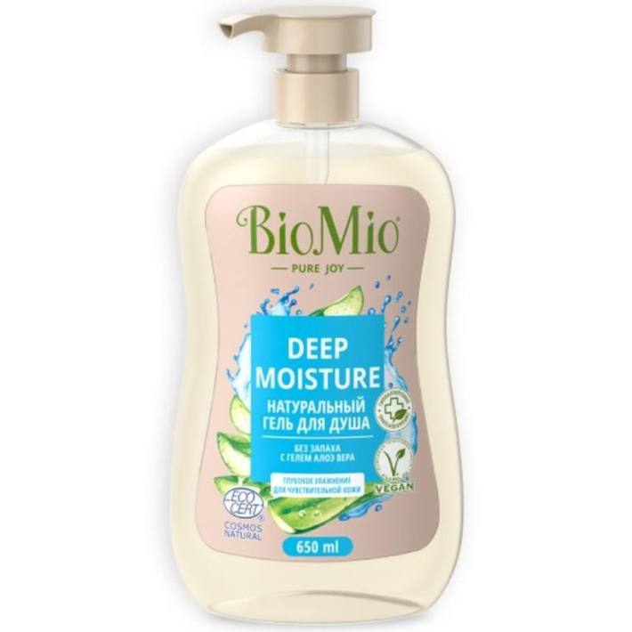 VEGAN ГЕЛЬ ДЛЯ ДУША BIOMIO BIO SHOWER GEL АЛОЭ ВЕРА.650 МЛ