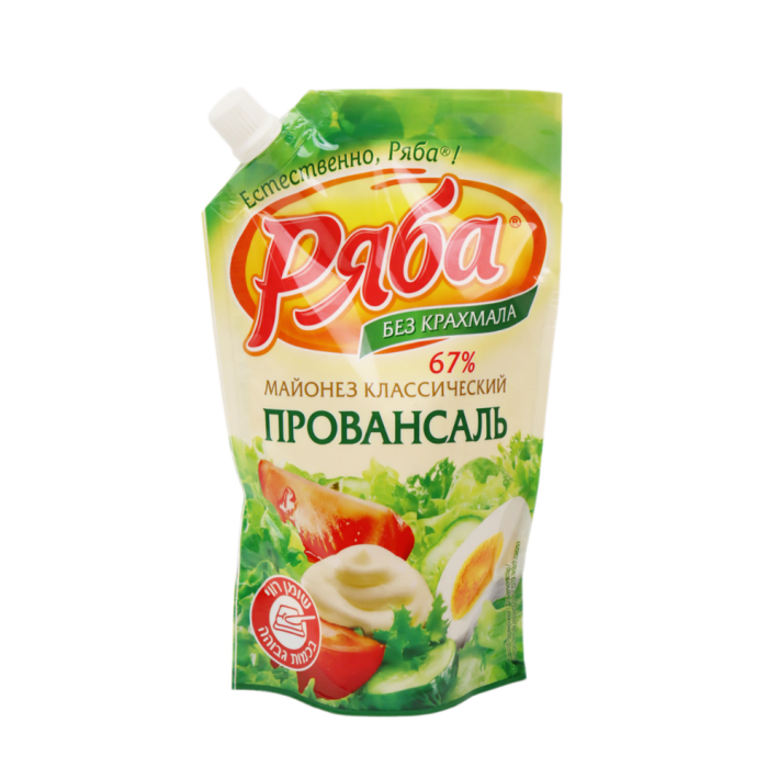 Майонез Ряба классический Провансаль 67% 410 г