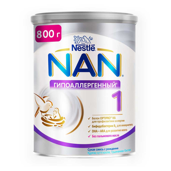 Смесь Гипоаллергенный Nestle nan гипоаллергенный 800 г