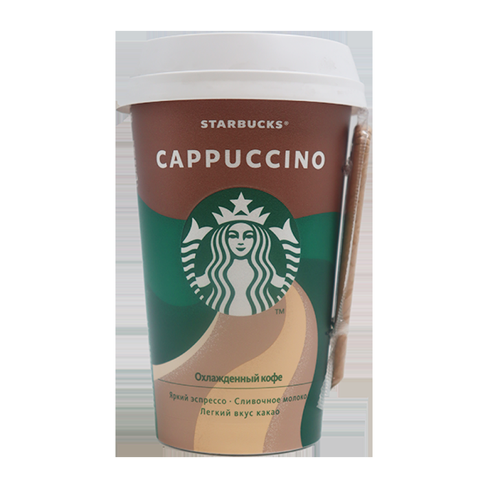 Напиток молочный Starbucks cappuccino кофейный 2,5% 220 мл