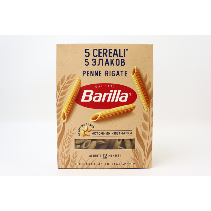 ПАСТА BARILLA 5 ЗЛАКОВ PENNE RIGATE ПЕННЕ РИГАТЕ