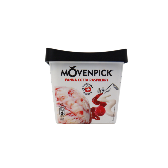 МОРОЖЕНОЕ MOVENPICK PANNA COTTA RASPBERRY 900МЛ