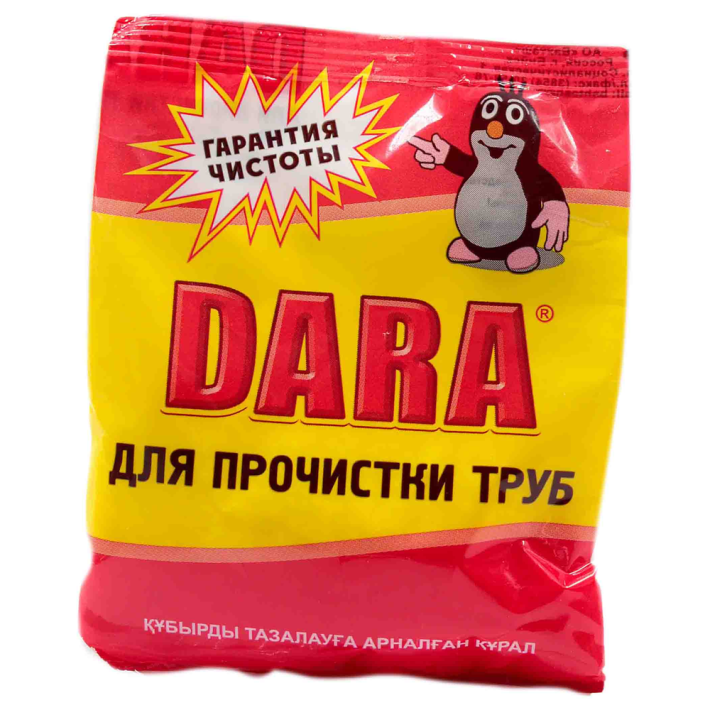 Средство для растворения загрязнения канализационных труб Dara сухой 90 г