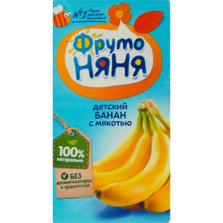 Нектар Фруто Няня из бБананов с мякотью 500 мл