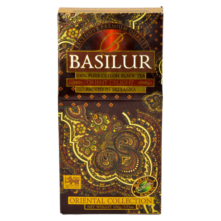 Basilur orient delight черный листовой чай, 100 г