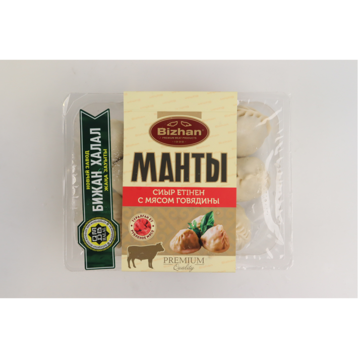 Манты Бижан с мясом 500 г