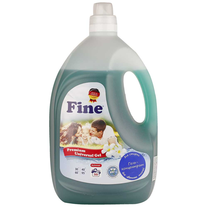 Гель для стирки Fine Premium Universal gel концентрированный 3 л