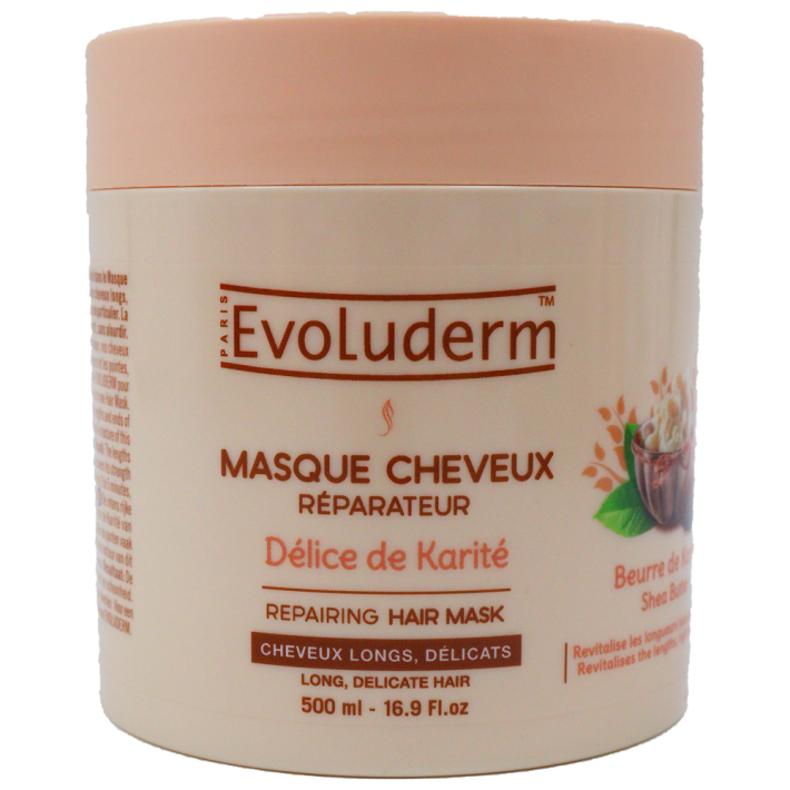 МАСКА ДЛЯ ВОЛОС EVOLUDERM С МАСЛОМ ШИ 50МЛ
