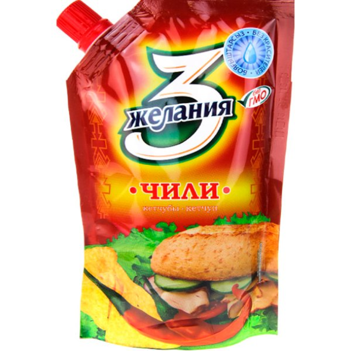 Кетчуп 3 Желания чили 100 г