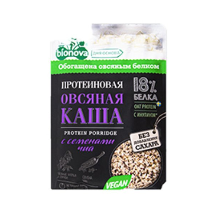 Каша Bionova овсяная с семен чиа 40 г