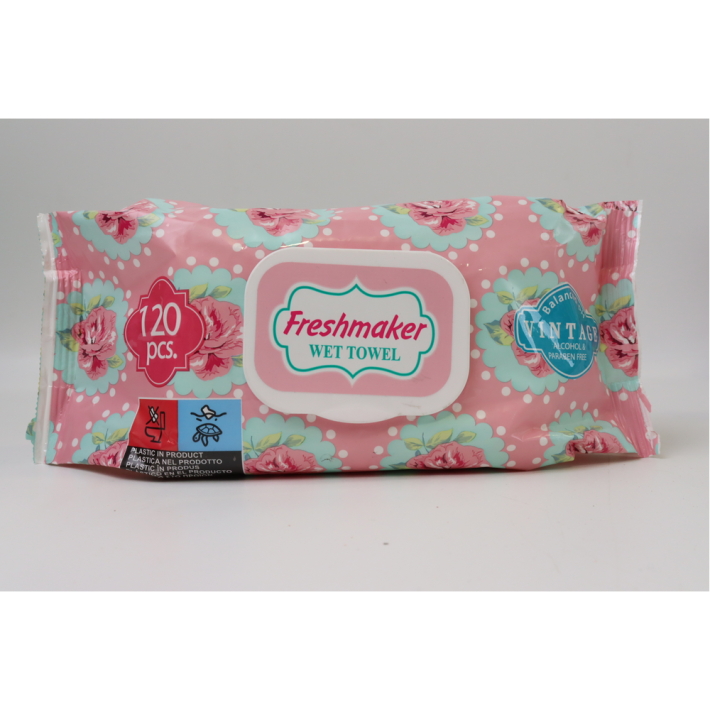 САЛФЕТКИ ВЛАЖ FRESHMAKER VINTAGE 120ШТ/УП