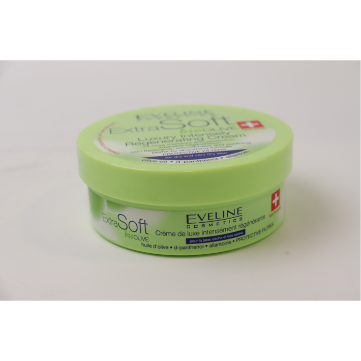 Крем для тела Eveline Extra soft bio оливки экслюзивное интенсивное восстановление 200 мл
