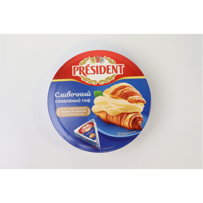 Сыр плавленый President сливочный круглый 280 г