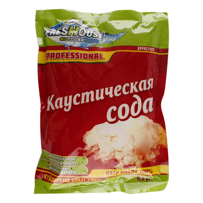 Каустическая сода Freshouse 0,5 кг