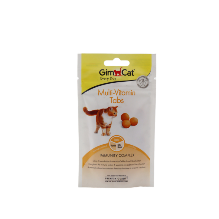 МУЛЬТИВИТАМИНЫ GIMCAT ТАБЛ В ПАУЧАХ 40ГР
