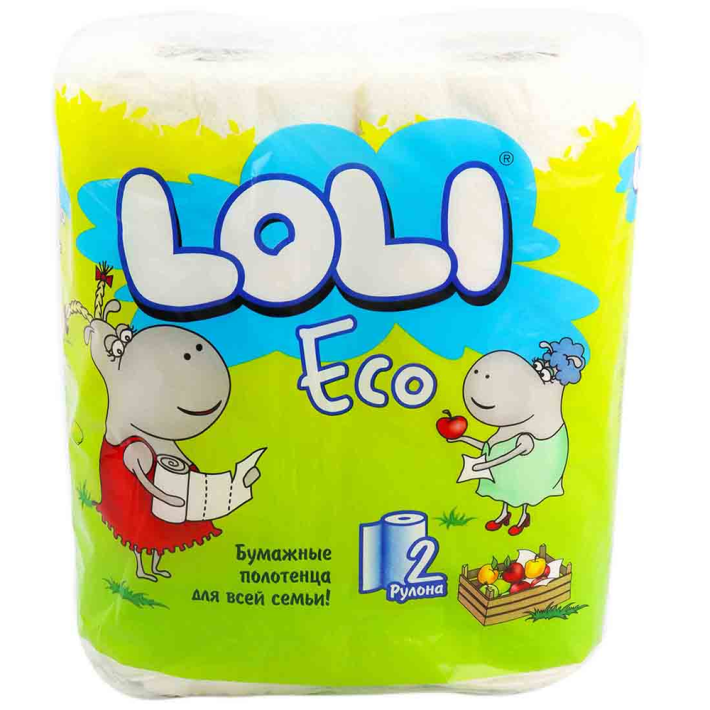 Полотенца бумажная Loli eco 2 шт