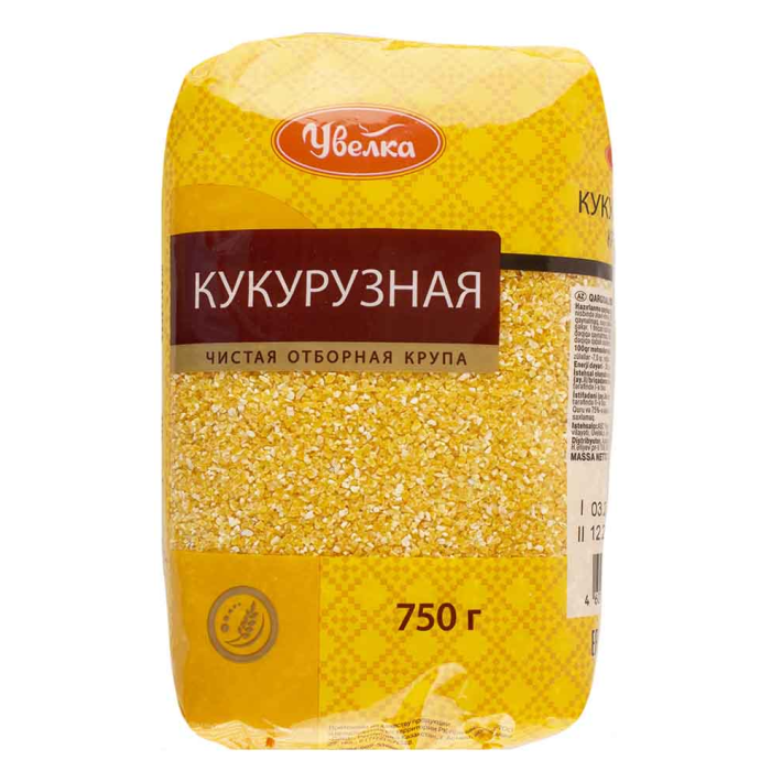 Крупа отборная Увелка кукурузная 750 г