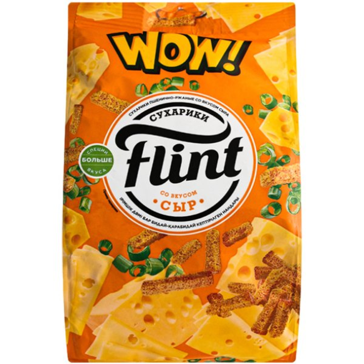 Сухарики Flint вкус сыра 190 г
