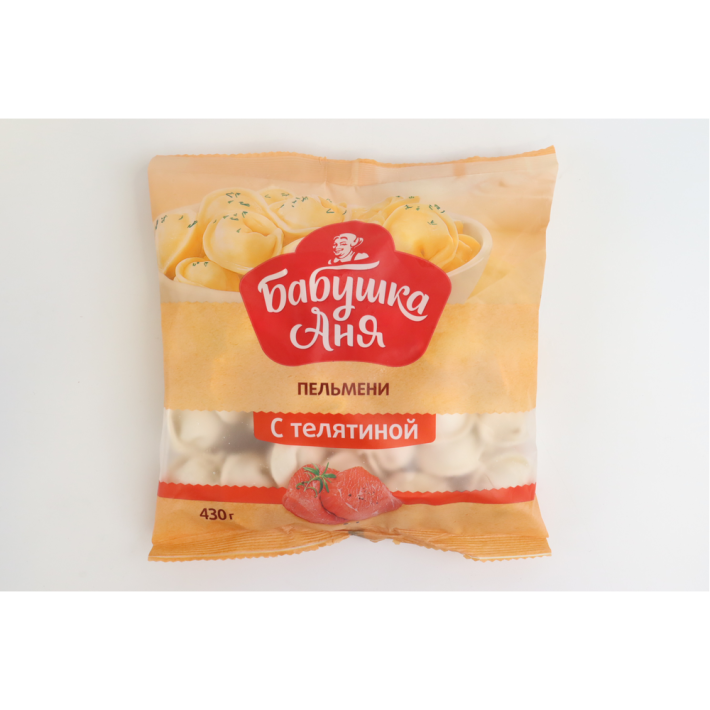 ПЕЛЬМЕНИ С ТЕЛЯТИНОЙ БАБУШКА АНЯ ЗАМ 430ГР