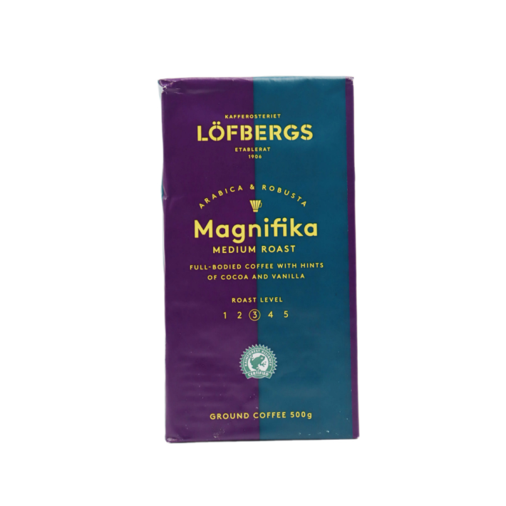 КОФЕ МОЛОТЫЙ LOFBERGS MAGNIFICA 500ГР