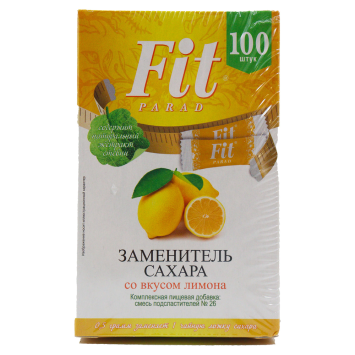 ЗАМЕНИТЕЛЬ САХАР FITPARAD ЛЕМОН №26 51ГР СТИКИ