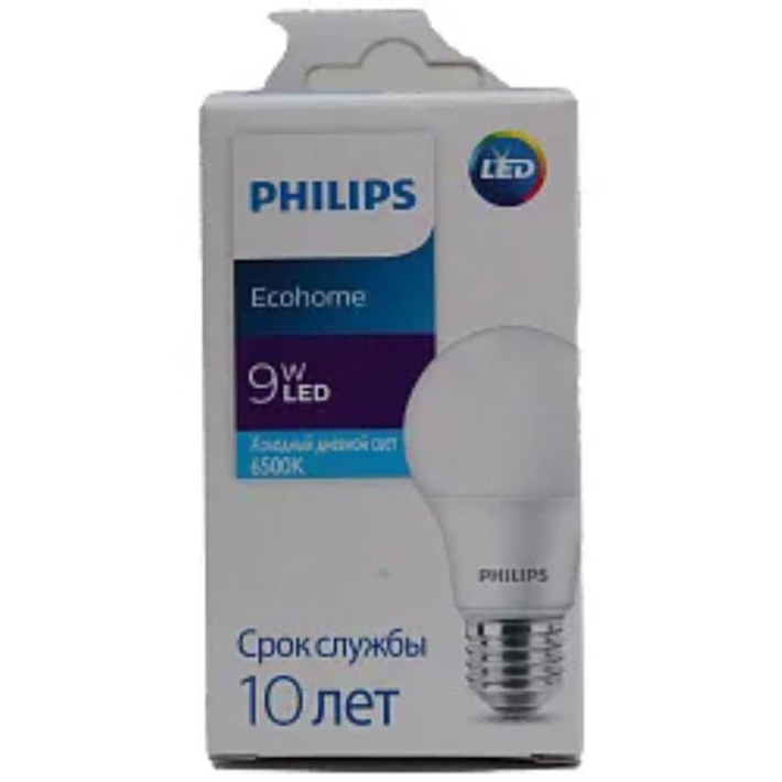 ЛАМПА ECOHOMELED BULB 9W 720LM E27 865