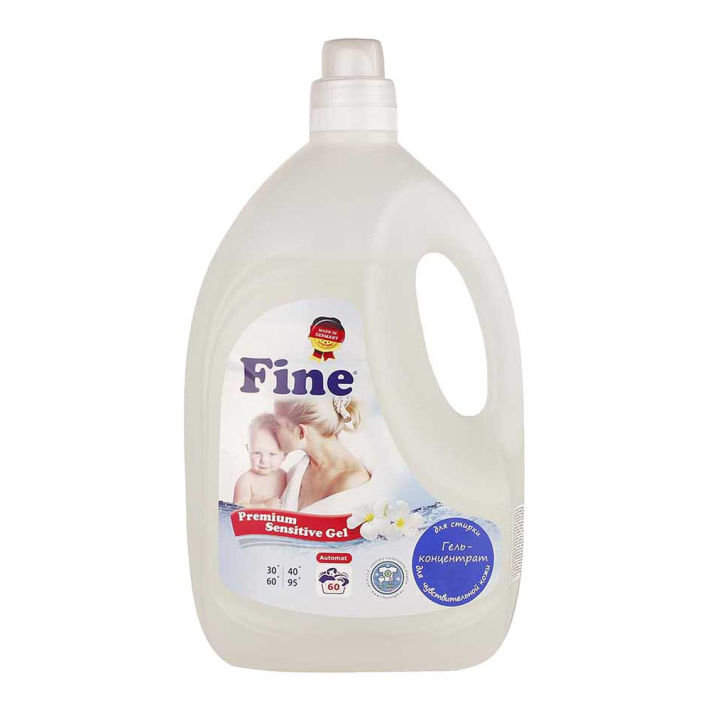 Гель для стирки Fine Premium Sensitive gel концентрированный 3 л