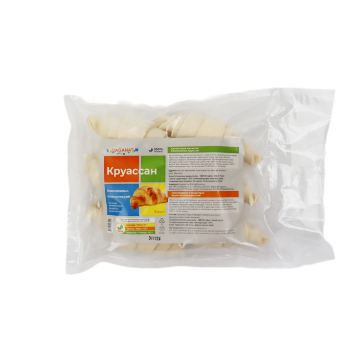 КРУАССАНЫ QAGANAT КЛАССИЧЕСКИЕ 6ШТ