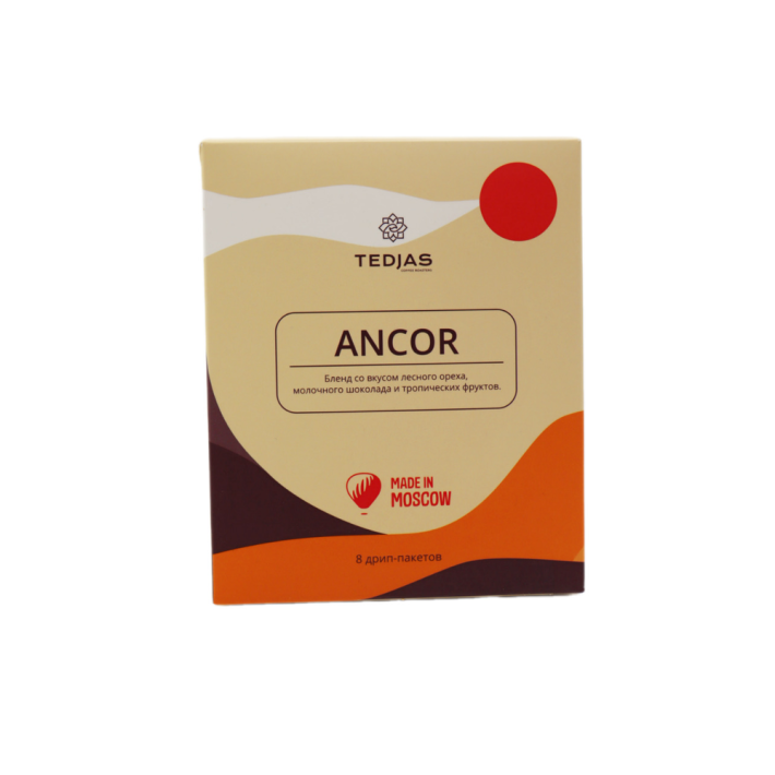КОФЕ В ДРИП ПАКЕТАХ ANCOR 8ПАК*80ГР