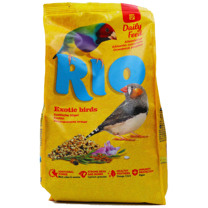 КОРМ Д/ЭКЗОТИЧЕСКИХ ПТИЦ RIO 500ГР