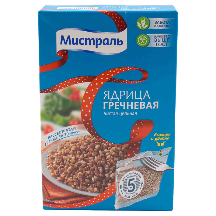 Гречка Мистраль ядрица 80 г