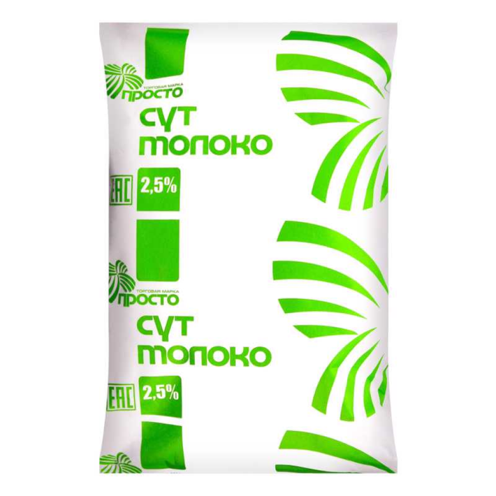 Молоко Просто 2,5% 900 мл
