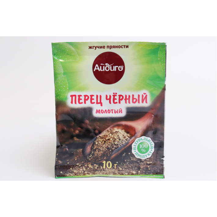 Перец Айдиго черный молотый 10 г