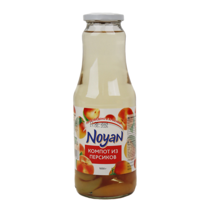 КОМПОТ ИЗ ПЕРСИКА НОЯН 1050ГР