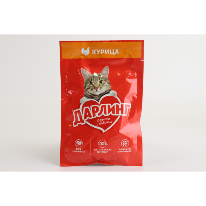 КОРМ Д/ЖИВОТНЫХ ДАРЛИНГ Д/КОШЕК КУРИЦА 75ГР