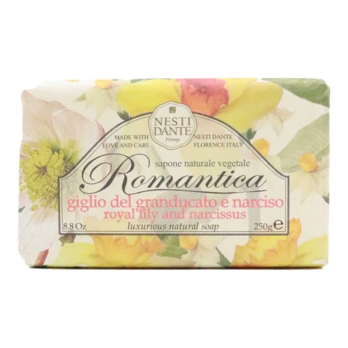Мыло туалетное Nesti Dante romantica королева лилия нарцисс 250 г