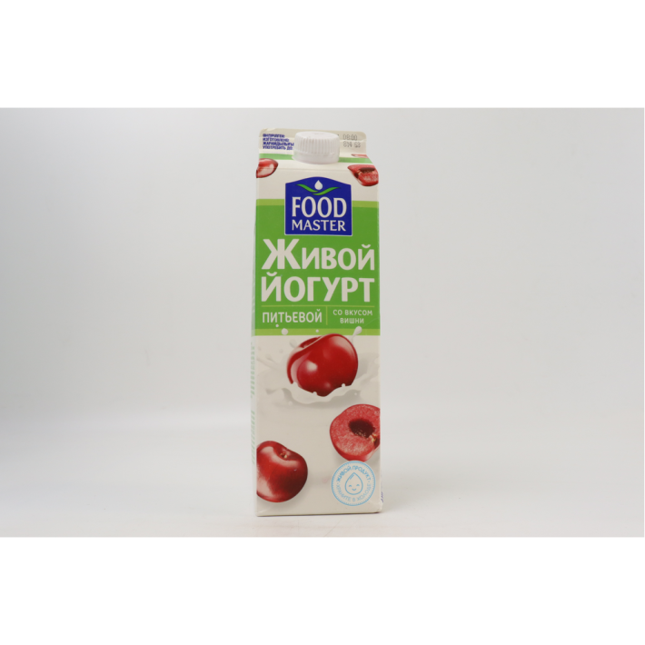 Йогурт питьевое Food Master вишня 2% 900 г