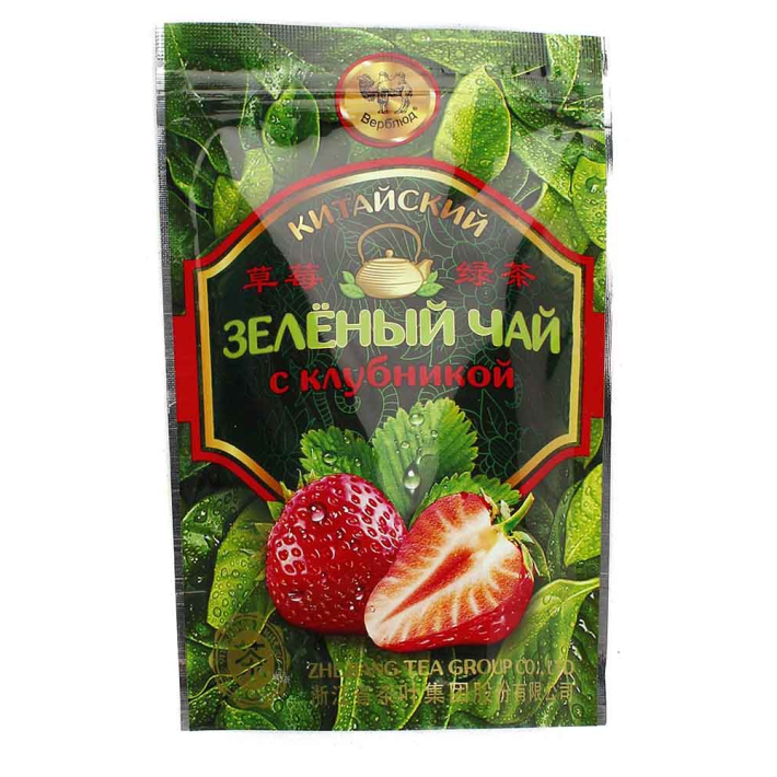 Чай улун зеленый с клубникой 50 г
