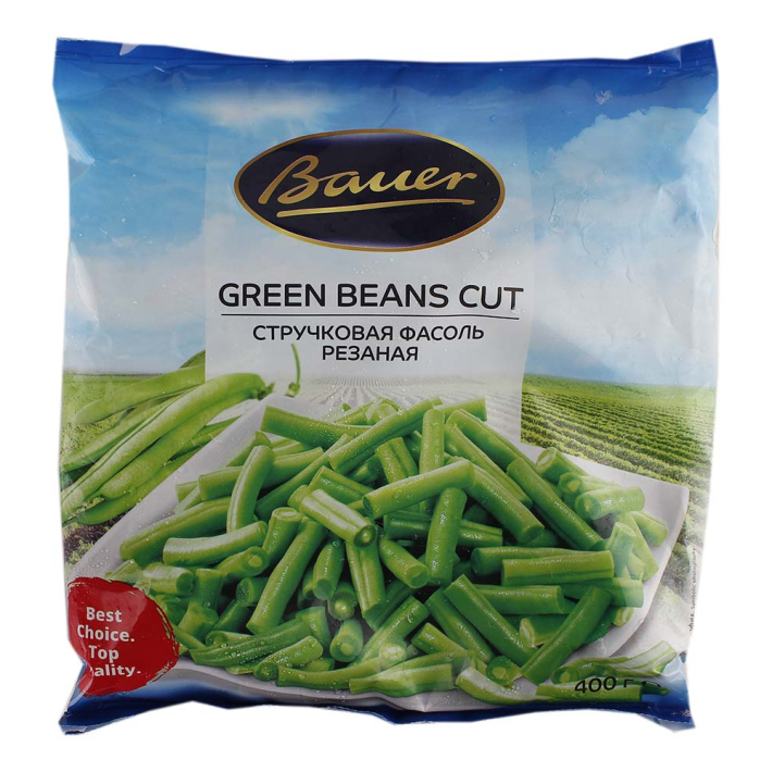 Фасоль стручковая резаная Bauer 400 г