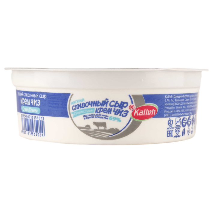 Сыр творожный Cream Cheese вилли 69% Kalleh 500 г