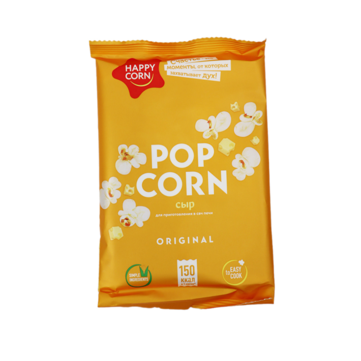 ПОПКОРН HAPPY CORN Д/СВЧ СЫРНЫЙ 100ГР