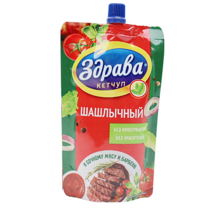 КЕТЧУП ЗДРАВА ШАШЛЫЧНЫЙ 230ГР
