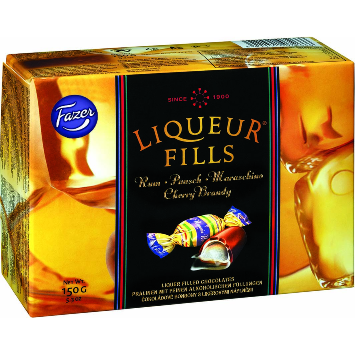 КОНФЕТЫ ШОК LIQUEUR FILLS С ЛИКЕРОМ 150ГР